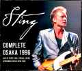 Sting スティング/Osaka,Japan 1996 2Days Complete