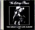 Rolling Stones ローリング・ストーンズ/Great Lost Live Album Vol.1 PA,USA 1972 & more