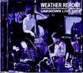Weather Report ウェザー・リポート/OH,USA 1972 Complete
