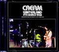 Cream クリーム/CA,USA 3.9.1968