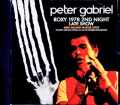 Peter Gabriel ピーター・ガブリエル/CA,USA 1978 Late Show