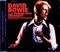 David Bowie デヴィッド・ボウイ/CA,USA 2.11.1976 Barry Goldstein Master Cassette Edition
