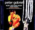 Peter Gabriel ピーター・ガブリエル/CA,USA 10.1.1978 Early Show Complete Mike Millard Master Tapes