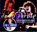Deep Purple Bad Company ディープ・パープル バッド・カンパニー/CA,USA 05.29.1987 Complete