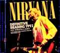 Nirvana ニルヴァーナ/England,UK 1992 Complete Remaster & Remix of 2Stereo Soundboard Recordings Edition