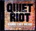 Quiet Riot クワイエット・ライオット/Bang Thy Head Original US Laser Disc Edition