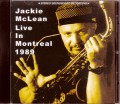 Jackie McLean ジャッキー・マクリーン/Canada 1989