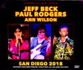 Jeff Beck,Paul Todgers,Ann Wilson ジェフ・ベック ポール・ロジャーズ/CA,USA 2018
