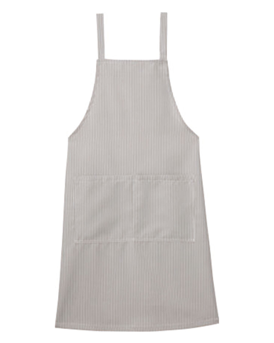 胸当てエプロン◆ホワイト*ブラック【非フッ素撥水 ツイル】