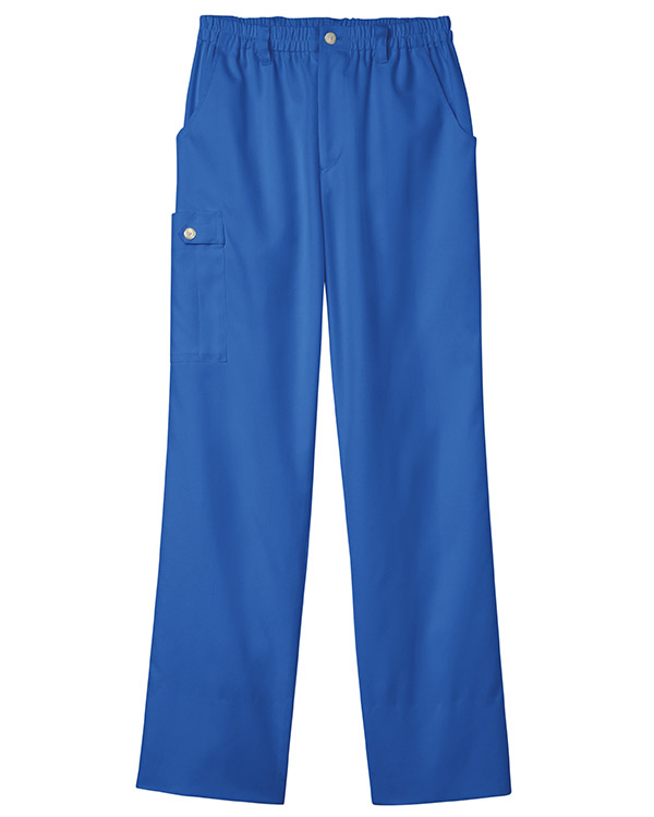 カラバリ豊富な吸汗速乾スクラブパンツ（コバルトブルー）