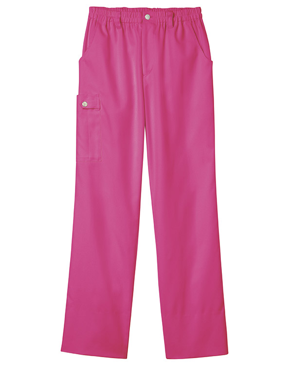 カラバリ豊富な吸汗速乾スクラブパンツ（コーラルピンク）