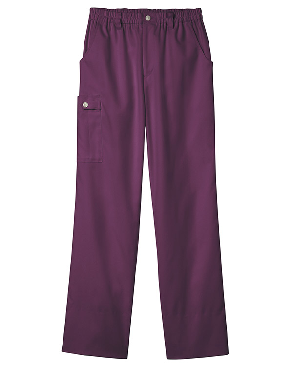 カラバリ豊富な吸汗速乾スクラブパンツ（ワイン）