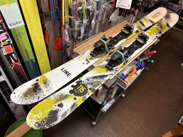 子どもも使えるファット】Line Bacon 145cm スキー板 line スキー板の