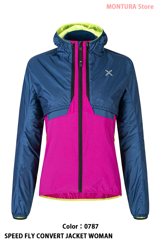 MONTURA SPEED FLY CONVERT JACKET WOMAN （MJCR80W）-0787
