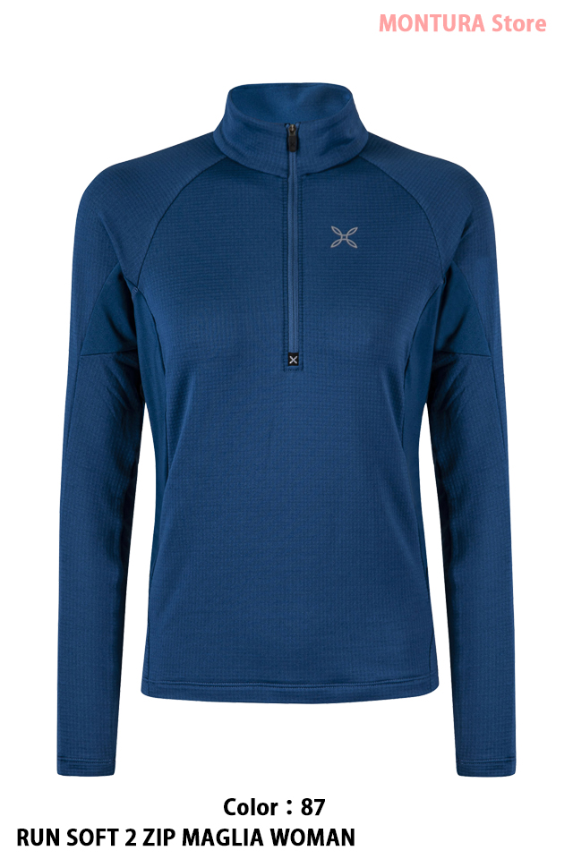 MONTURA RUN SOFT 2 ZIP MAGLIA WOMAN （MMZR88W）-87