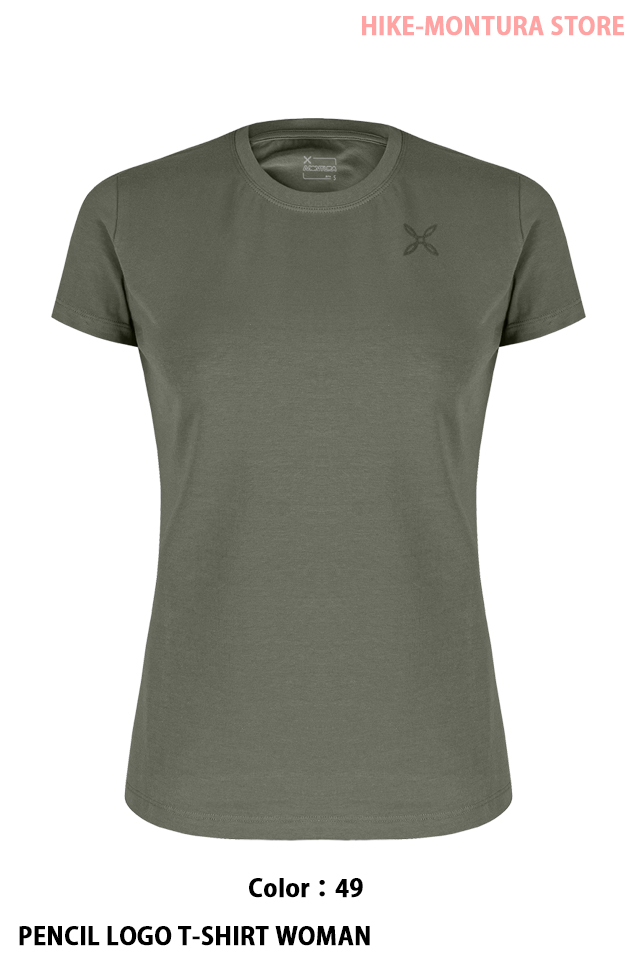 MONTURA PENCIL LOGO T-SHIRT WOMAN （MTGC49W）-49