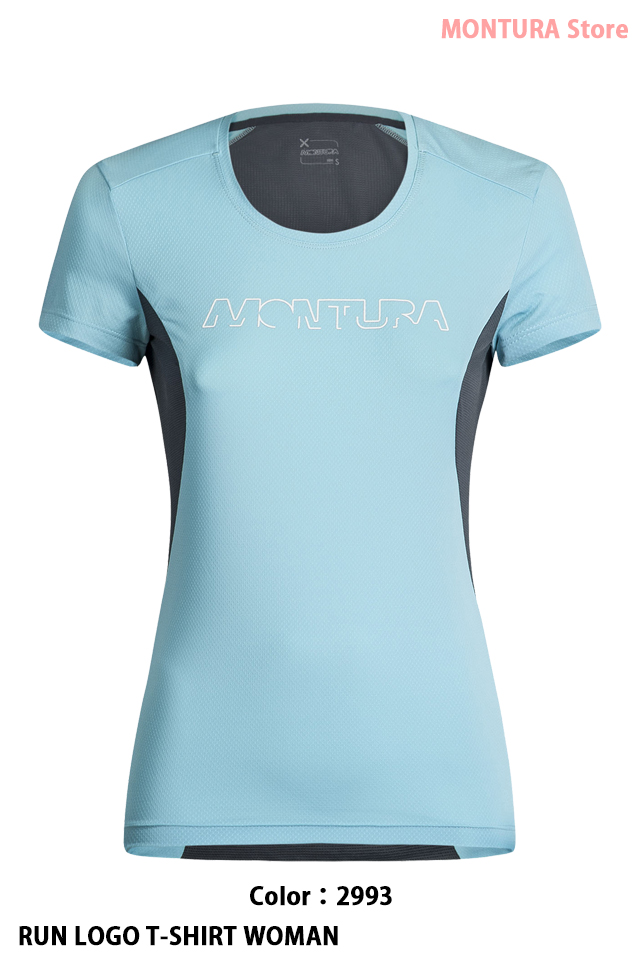 MONTURA RUN LOGO T-SHIRT WOMAN （MTGR30W）-2993