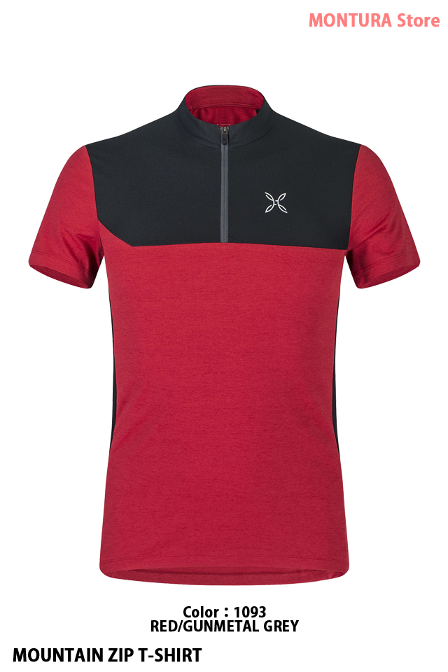 MONTURA MOUNTAIN ZIP T-SHIRT （MTZN36X）-1093