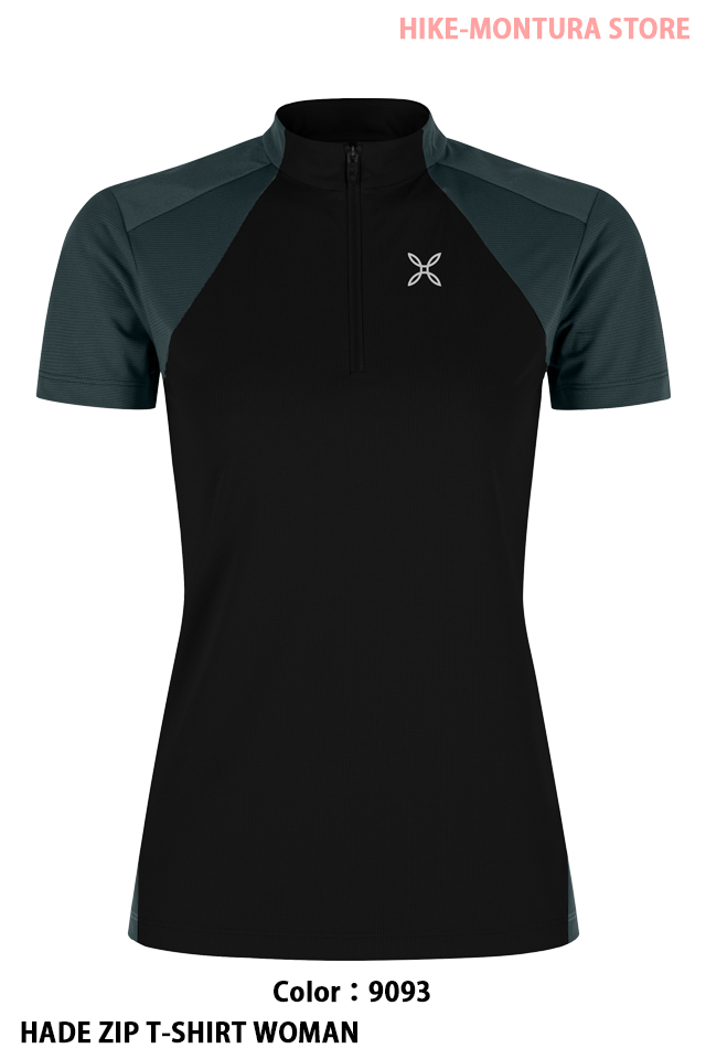 MONTURA HADE ZIP T-SHIRT WOMAN （MTZN38W）-9093