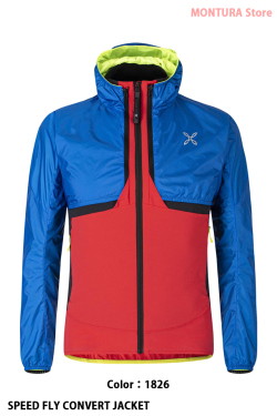 MONTURA SPEED FLY CONVERT JACKET （MJCR80X）-1826