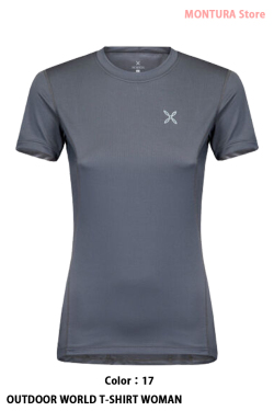 MONTURA OUTDOOR WORLD T-SHIRT WOMAN （MTGN20W）-17