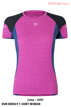 MONTURA RUN ENERGY T-SHIRT WOMAN （MTGR36W）-0787