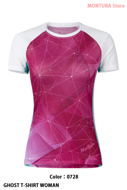MONTURA GHOST T-SHIRT WOMAN （MTGR90W）-0728