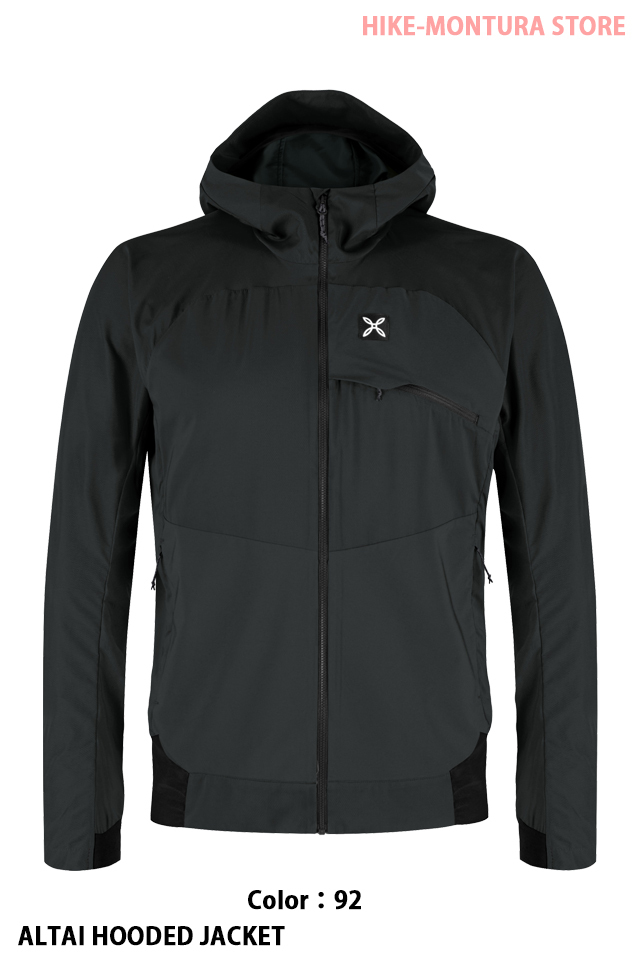 Montura フード付きジャケット M ブラック Montura モンチュラ MONTURA パーカー SHERPA REVERSIBLE JACKET