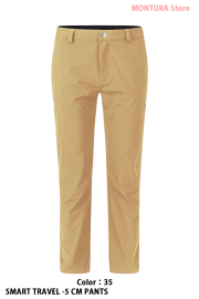 MONTURA SMART TRAVEL -5 CM PANTS (MPLG31X-)-35
