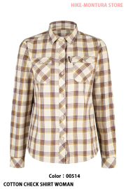 MONTURA COTTON CHECK SHIRT WOMAN（MQLC80W）-00514