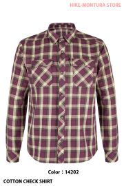 MONTURA COTTON CHECK SHIRT （MQLC80X）-1402