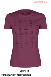 MONTURA TOPOGRAPHIC T-SHIRT WOMAN （MTGC47W）-14