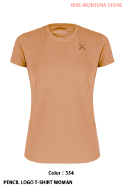 MONTURA PENCIL LOGO T-SHIRT WOMAN （MTGC49W）-354