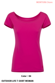 OUTDOOR LIFE T-SHIRT WOMAN （MTSN32W）-04