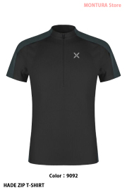 MONTURA HADE ZIP T-SHIRT （MTZN38X）-9092