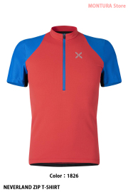 MONTURA NEVERLAND ZIP T-SHIRT （MTZN51X）-1826
