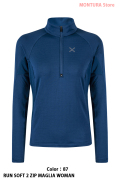 MONTURA RUN SOFT 2 ZIP MAGLIA WOMAN （MMZR88W）-87