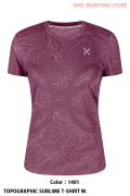MONTURA TOPOGRAPHIC SUBLIME T-SHIRT WOMAN （MTGR93W）-1401