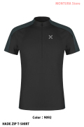 MONTURA HADE ZIP T-SHIRT （MTZN38X）-9092