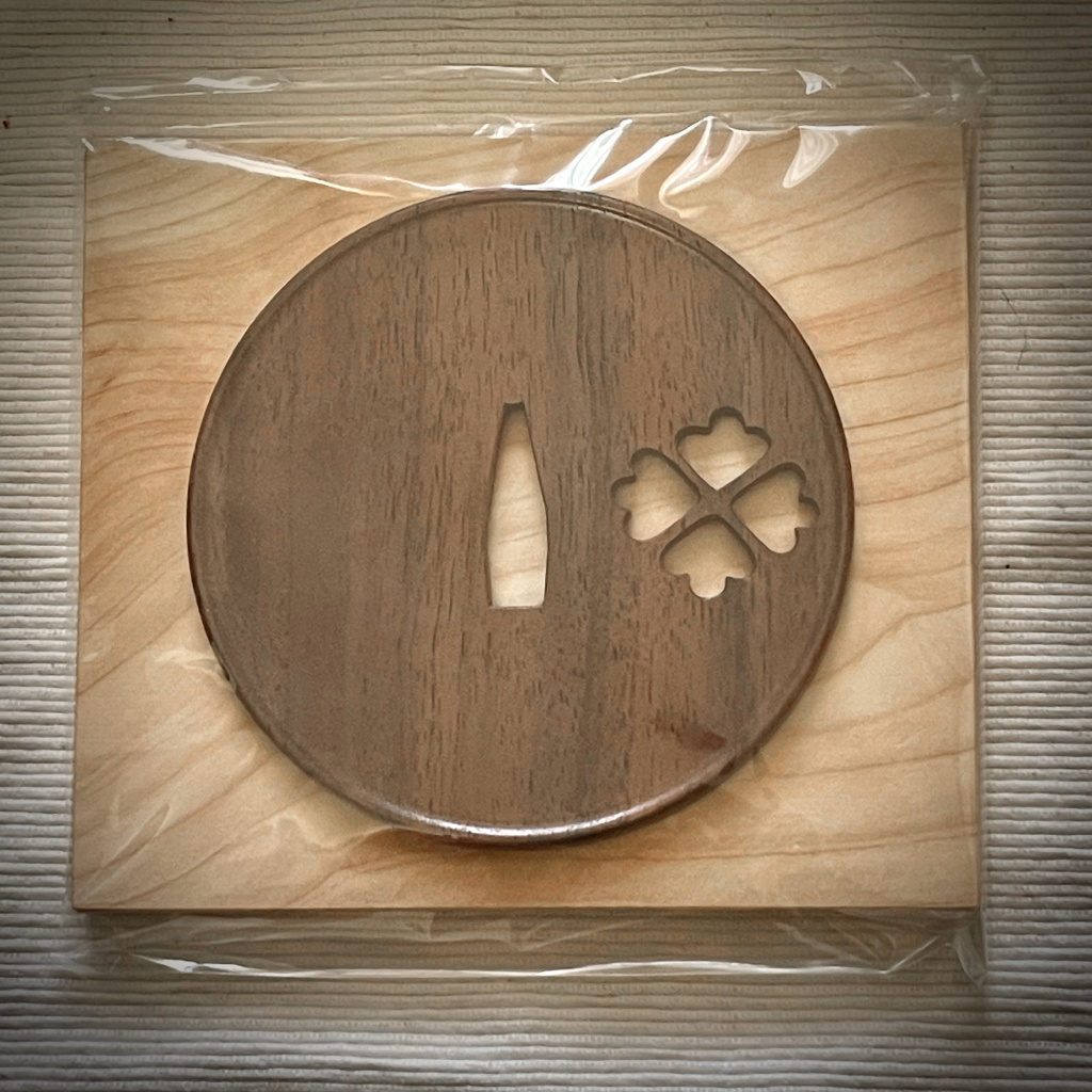 ティータイムに、お刀鑑賞の合間のひとときに！ 銘木