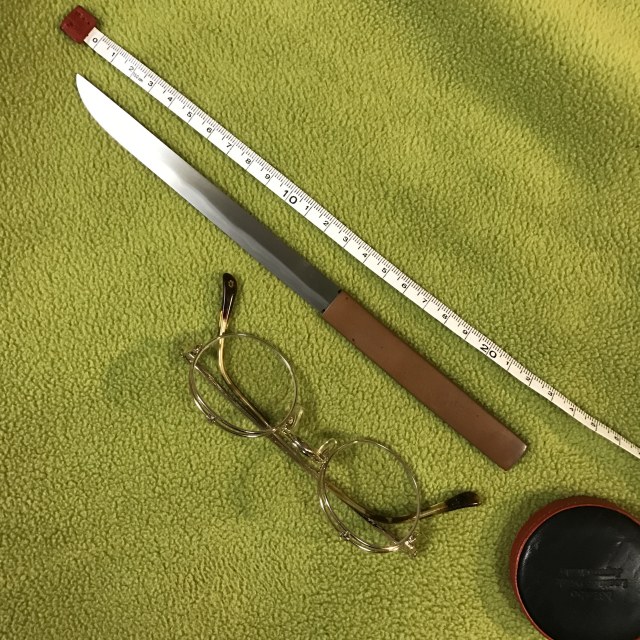 刀鍛冶が作る鐡の逸品 月光舎 髑髏が可愛い「のざらし小刀