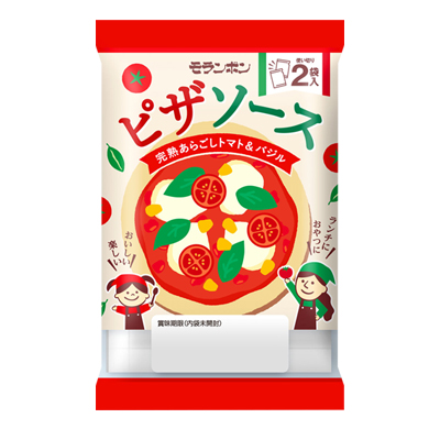 ピザソース 完熟あらごしトマト＆バジル/(10パック入)