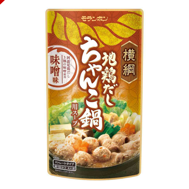 横綱 地鶏だし ちゃんこ鍋用スープ 味噌味/(10パック入)