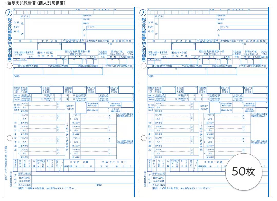 弥生 202502 令和6年分弥生ページプリンタ用源泉徴収票(100人用)【2024年11月1日発売開始！】