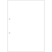 ヒサゴ BP2001 マルチプリンタ帳票 A4 白紙 2穴