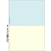 ヒサゴ BP2010 マルチプリンタ帳票 A4 カラー 2面