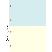 ヒサゴ BP2011 マルチプリンタ帳票 A4 カラー 2面 4穴