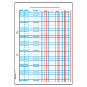 ヒサゴ GB1167 元帳 A4タテ 2穴 500枚入り