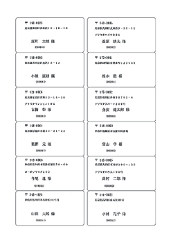 ソリマチ SR290 宛名タックシール 200枚 