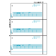 ヒサゴ GB1218 合計請求書 B4タテ 3面 500枚入り